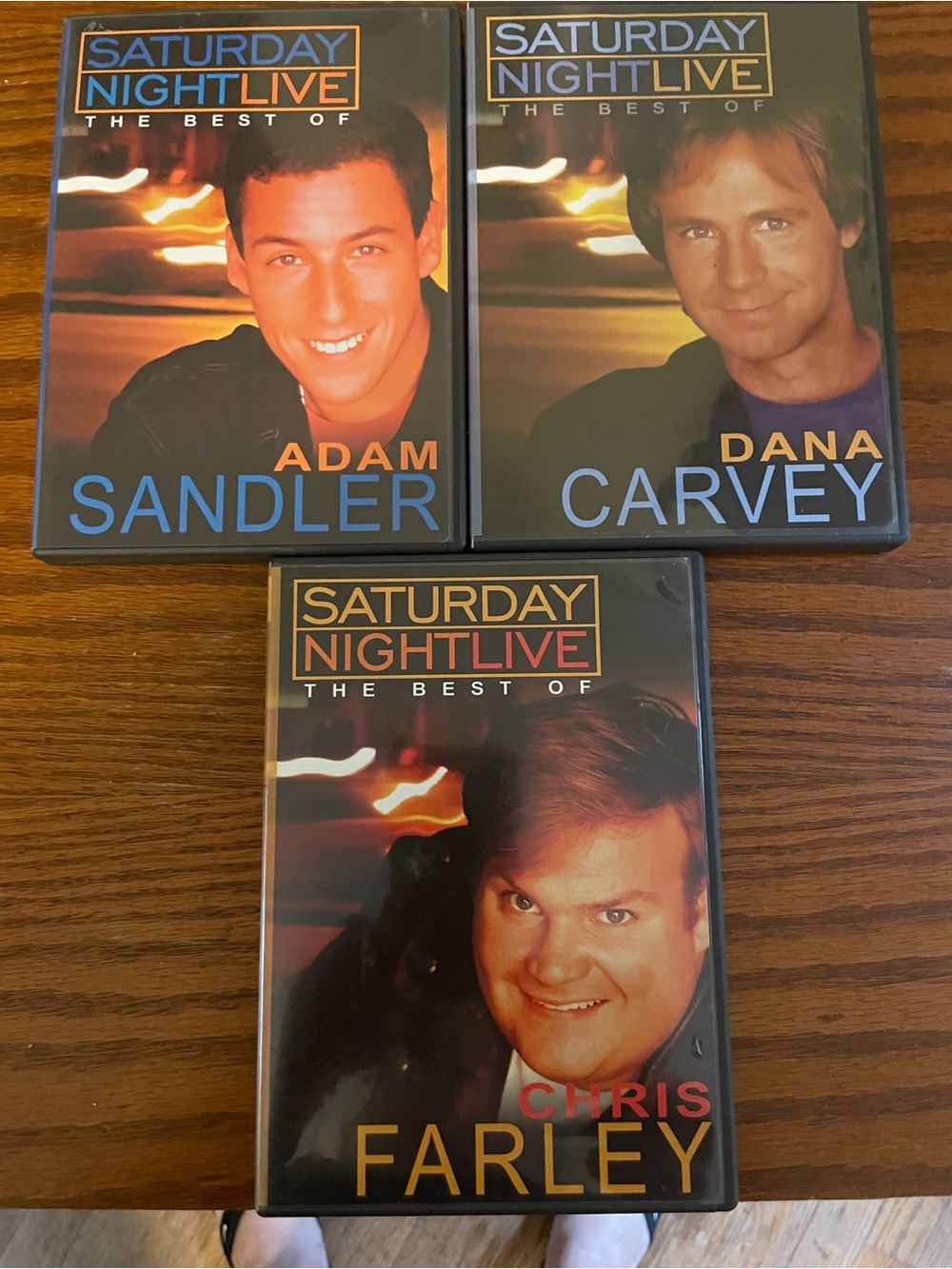 Saturday Night Live: The Best Of - ChrisF, AdamS & DanaC DVD Collection.